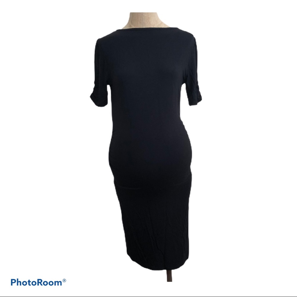 Seraphine Maternity Black Dress Size 4